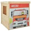 Casita Infantil De Madera Bombero
