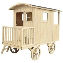 Caravana Infantil De Madera Carry