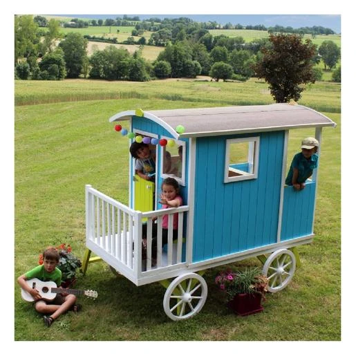 Caravana Infantil De Madera Carry - Imagen 2