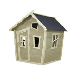 EXIT TOYS Exit - Casita Crooky De Madera Gris/beige