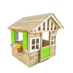 Casita Madera Lollipop Verde