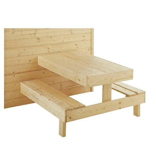 Caseta De Madera Infantil Con Mesa De Picnic Tiana - Imagen 3