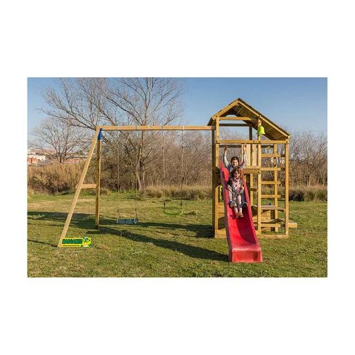Parque Juegos Infantil De Madera Teide XL Con Columpio Doble - Imagen 2