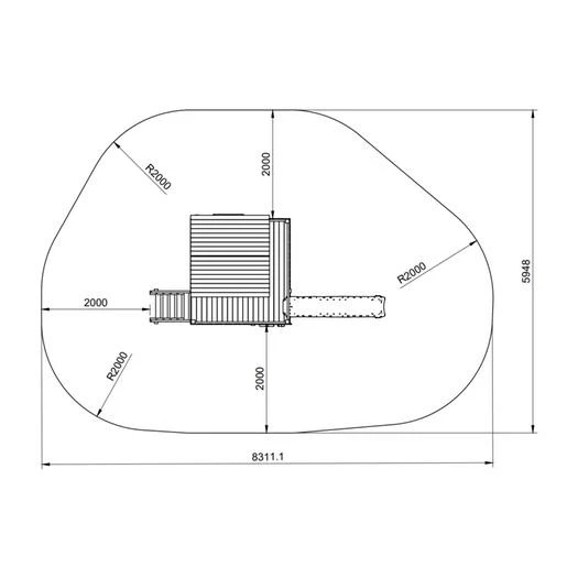 Parque Infantil De Madera Lollipop L - Imagen 3