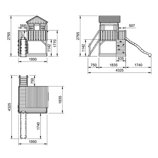 Parque Infantil De Madera Lollipop L - Imagen 4