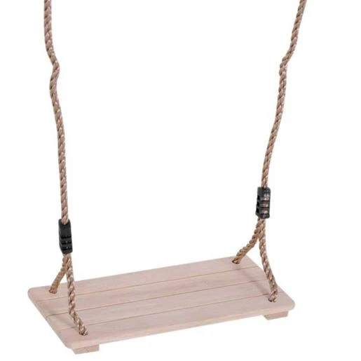 Homcom - Columpio Infantil Con Cuerda Madera HomCom - Imagen 9