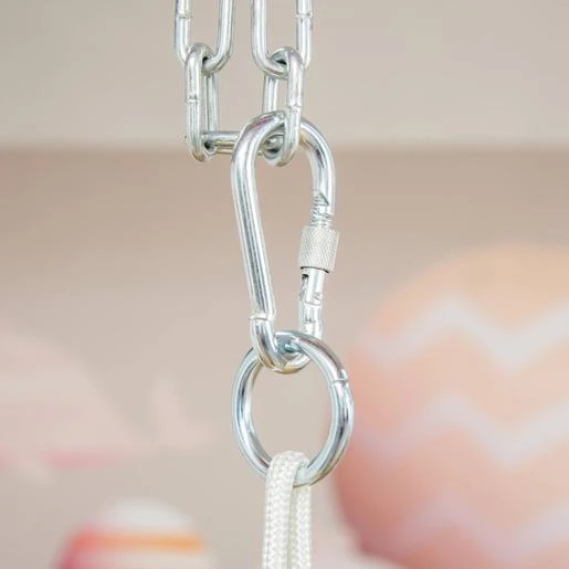 Outsunny - Columpio Para Bebés Azul - Imagen 5