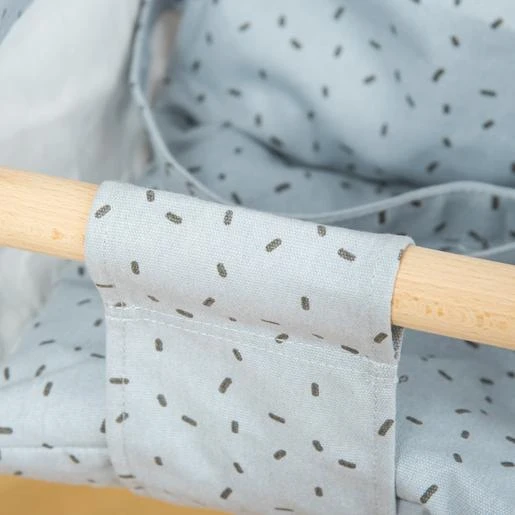 Outsunny - Columpio Para Bebés Azul - Imagen 8