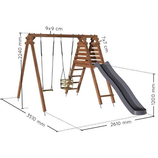 Soulet - Columpio De Madera Prune - Imagen 4