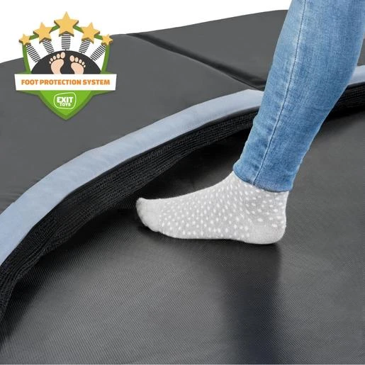 EXIT TOYS Exit - Trampolín Deportivo De Suelo Dynamic 427 Cm Negro - Imagen 4