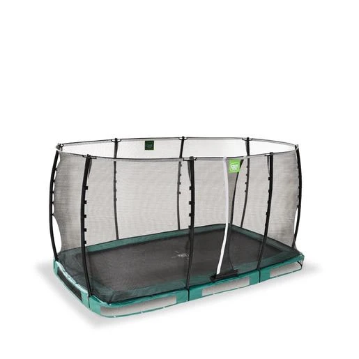 EXIT TOYS Exit - Cama Elástica De Suelo Allure Classic 214 X 366 Cm Verde - Imagen 2