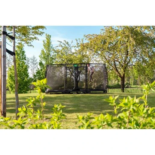 EXIT TOYS Exit - Cama Elástica De Suelo Allure Classic 214 X 366 Cm Verde - Imagen 7