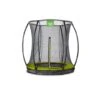 EXIT TOYS Exit - Cama Elástica Silhouette Redonda De Suelo Verde 183 Cm