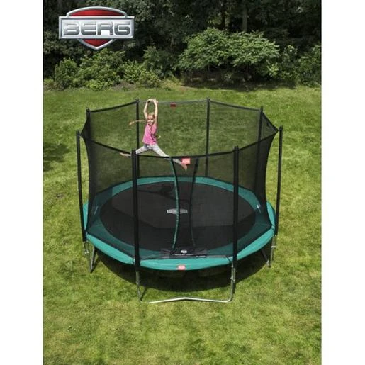 Cama Elástica Con Red Berg Favorit Gris 380 - Imagen 5