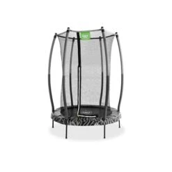 EXIT TOYS Exit - Cama Elástica Junior Tiggy Negro/gris Con Red De Seguridad