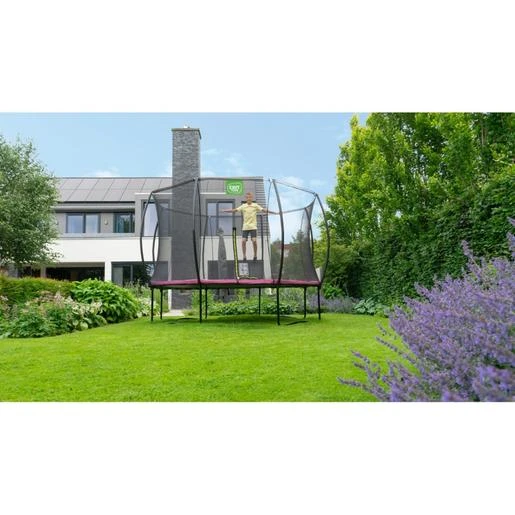 EXIT TOYS Exit - Cama Elástica Silhouette Redonda Rosa 427 Cm - Imagen 7