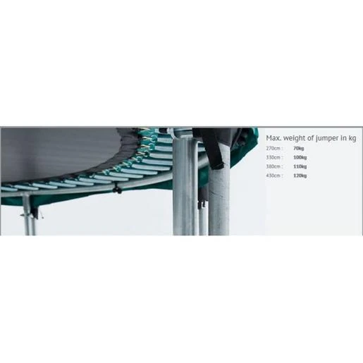 Cama Elástica Con Red Berg Favorit Gris 200 - Imagen 8