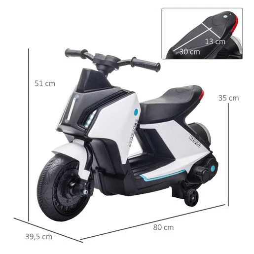 Homcom - Moto Eléctrica Infantil Vehículo De Batería - Imagen 3