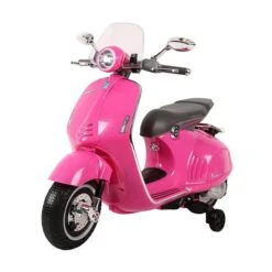 Vespa Rosa Vehículo De Batería