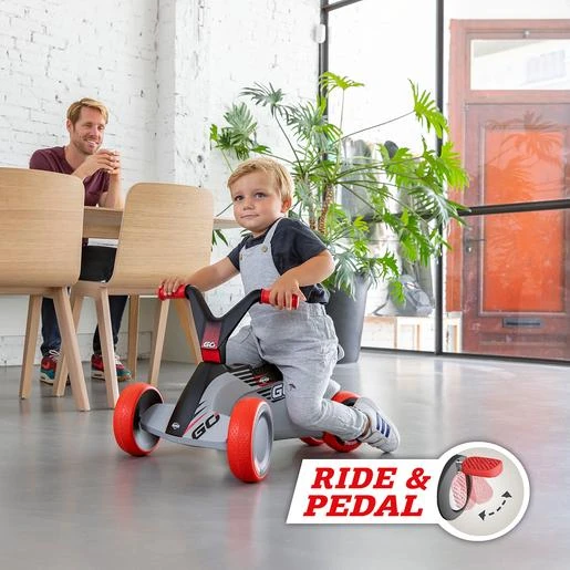 Triciclo 4 Ruedas Berg Go2 SparX Rojo - Imagen 12