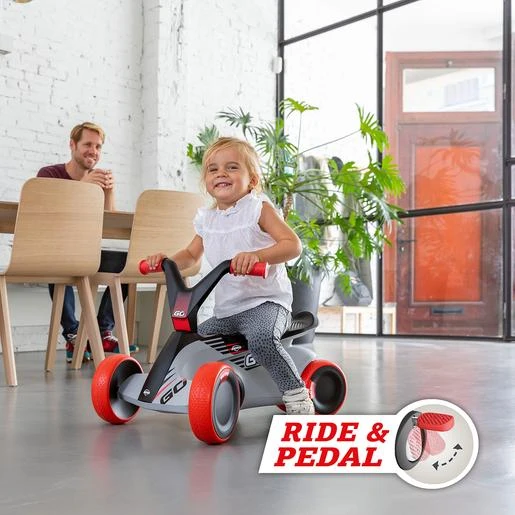 Triciclo 4 Ruedas Berg Go2 SparX Rojo - Imagen 13