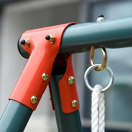 Outsunny - Columpio Metálico Doble - Imagen 4