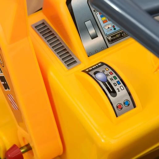 Homcom - Correpasillos Tractor Bulldozer Amarillo - Imagen 8