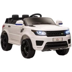 Homcom - Coche Eléctrico SUV Blanco