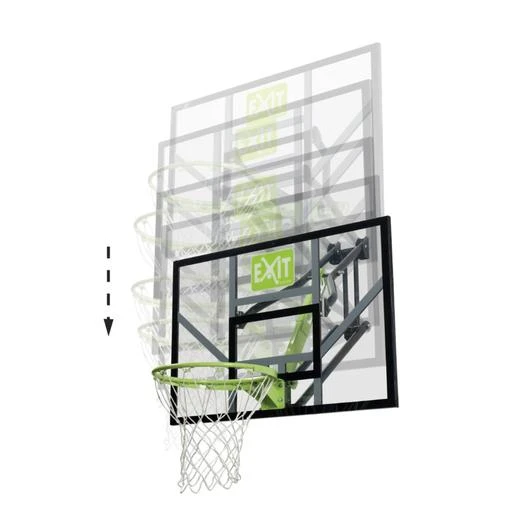 EXIT TOYS Exit - Tablero De Baloncesto Galaxy Transparente Para Pared - Imagen 4