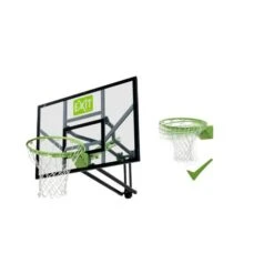 EXIT TOYS Exit - Tablero De Baloncesto Galaxy Transparente Para Pared Con Aro Para Mates
