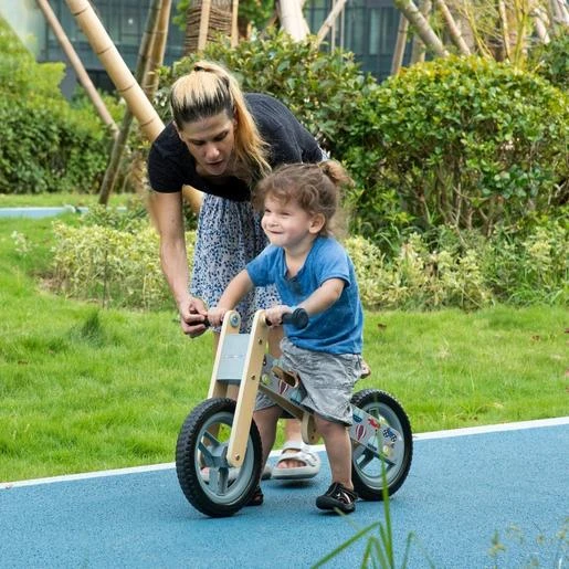 HOMCOM Aiyaplay - Bicicleta De Madera Sin Pedales - Imagen 7