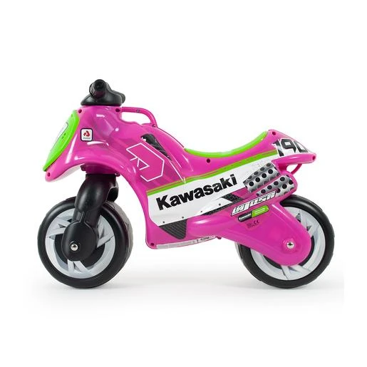 Injusa - Moto Correpasillos Kawasaki Color Rosa (19013) - Imagen 3