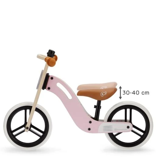 Kinderkraft Bicicleta Aprendizaje Uniq Madera Gris - Imagen 2