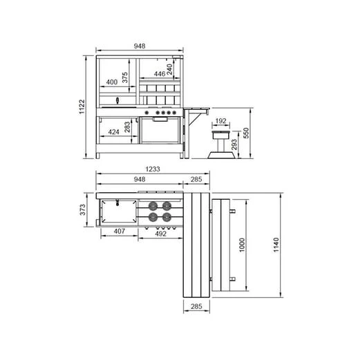 Cocina De Madera De Exterior Tasty Delicious - Imagen 10