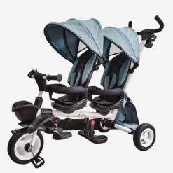 Triciclo 2 Plazas Qplay G-Melar Turquesa