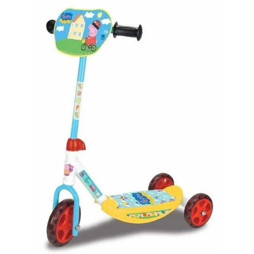 Smoby - Peppa Pig - Patinete De 3 Ruedas Metálico Y Silencioso ㅤ - Imagen 2