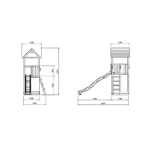 Parque Juegos Infantil De Madera Tibidabo - Imagen 2