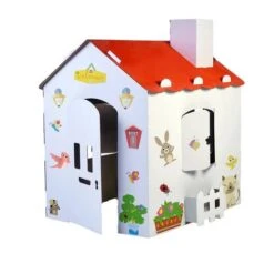 Feber - Casita De Cartón Con Pegatinas