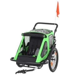 Homcom - Remolque Carrito Infantil Para Bicicleta
