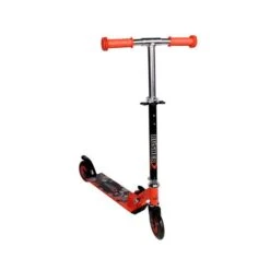 Patinete 2 Ruedas Plegable Rojo Y Negro