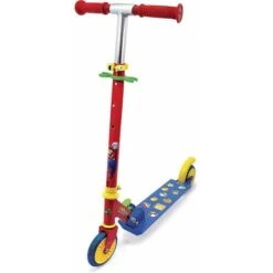 Smoby - Super Mario - Patinete De 2 Ruedas Super Mario, Regulable Y Multicolor ㅤ