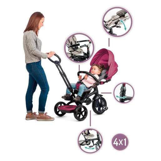 Triciclo Evolutivo Qplay Prime Amarillo - Imagen 5