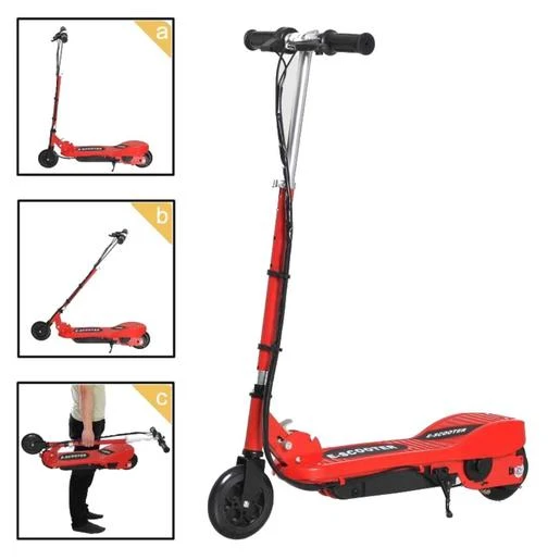 Homcom - Patinete Eléctrico Plegable Acero Rojo HomCom - Imagen 7