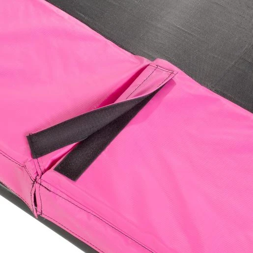 EXIT TOYS Exit - Cama Elástica Silhouette Redonda De Suelo Rosa 427 Cm - Imagen 4