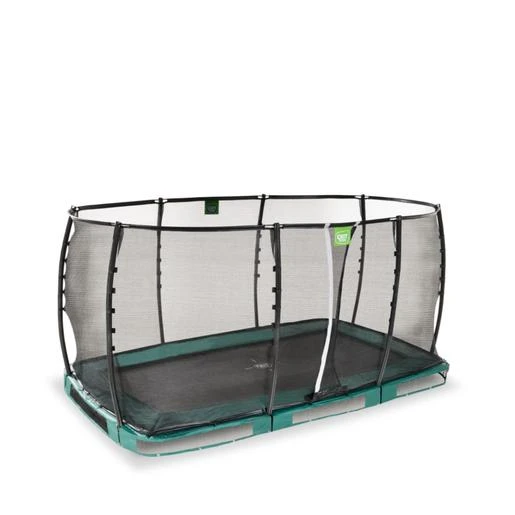 EXIT TOYS Exit - Cama Elástica De Suelo Allure Premium 244 X 427 Cm Verde - Imagen 2