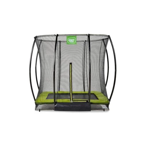 EXIT TOYS Exit - Cama Elástica Silhouette Rectangular De Suelo Verde 153 Cm