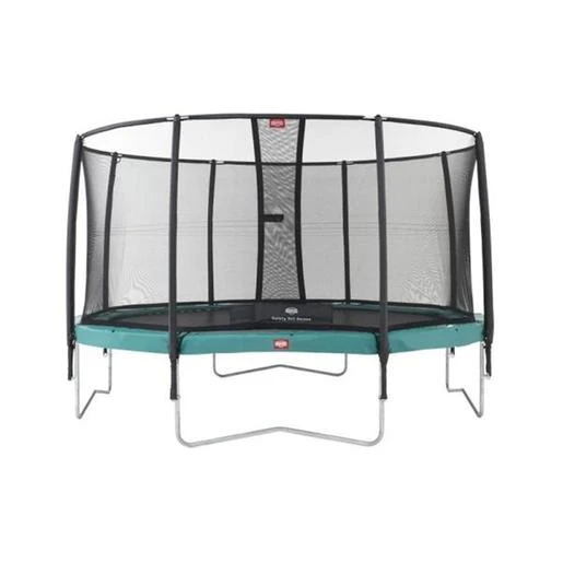 Cama Elástica Con Red Berg Champion Verde 330