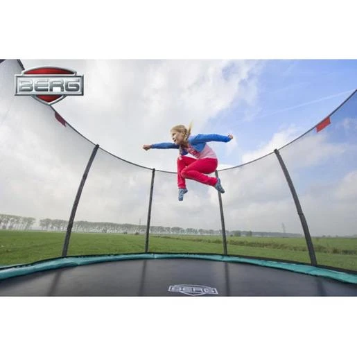 Cama Elástica Con Red Berg Champion Verde 330 - Imagen 3