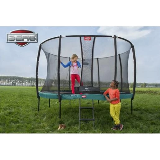 Cama Elástica Con Red Berg Champion Verde 330 - Imagen 7