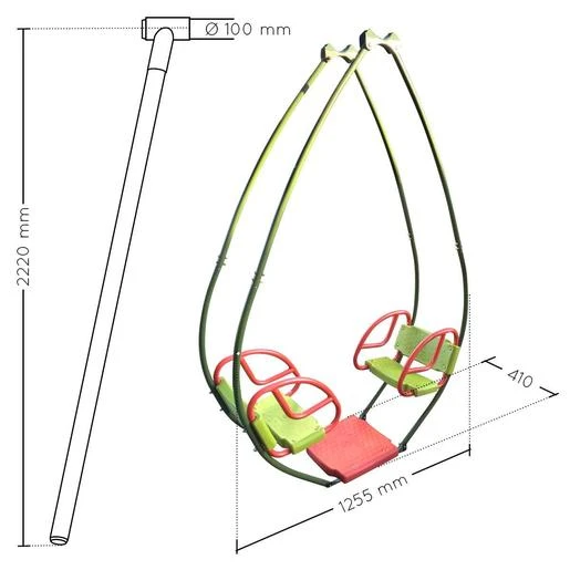 Soulet - Asiento G贸ndola Para 2 - Imagen 4
